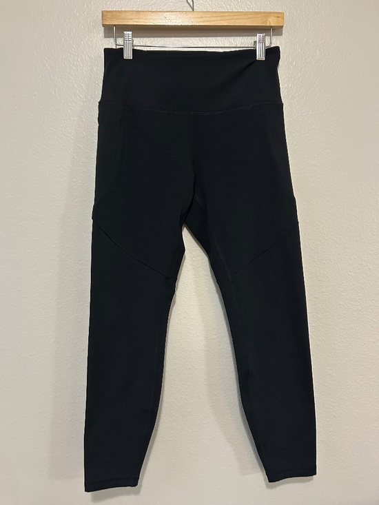 Spyder Pants - Spyder Active Black Leggings with Pockets, 3/4 length, size M